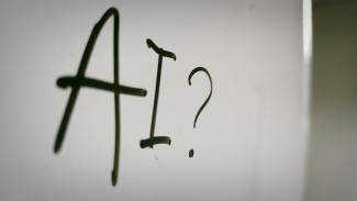 a sign with a question mark and a question mark drawn on it by Nahrizul Kadri courtesy of Unsplash.